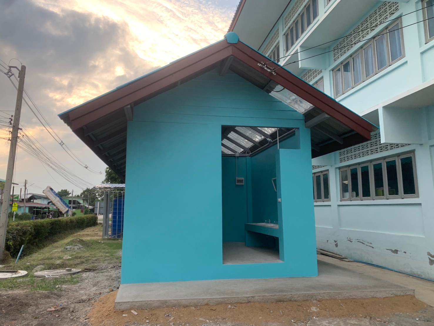 โครงการก่อสร้าง ห้องน้ำโรงเรียนบ้านหนองไผ่