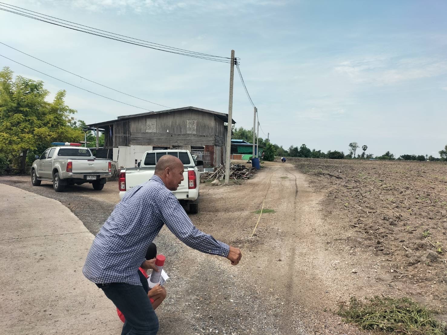 สำรวจถนนนำเข้าแผนพัฒนาท้องถิ่น