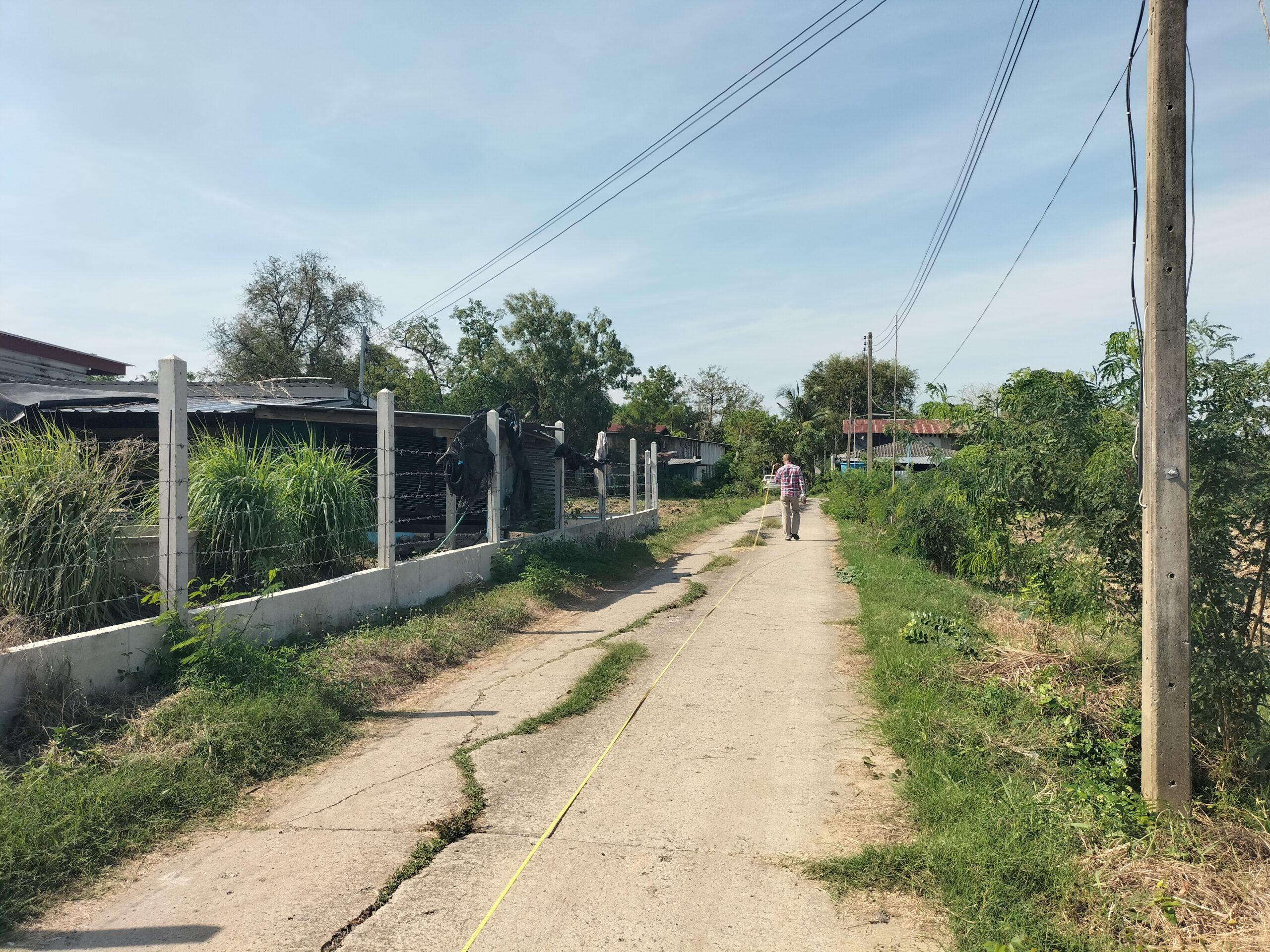 สำรวจถนนนำเข้าแผนพัฒนาท้องถิ่น
